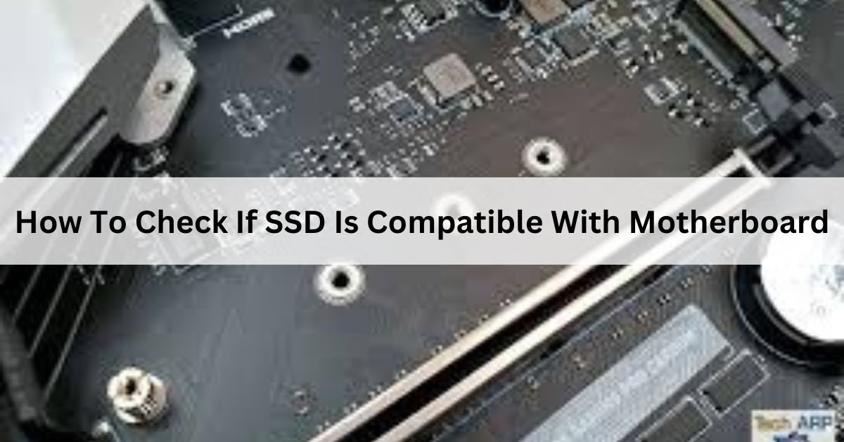 How To Check If SSD Is Compatible With Motherboard