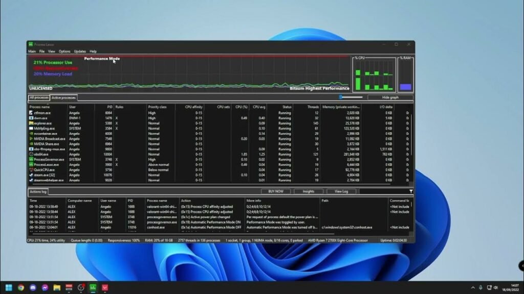 Process lasso Fortnite settings?